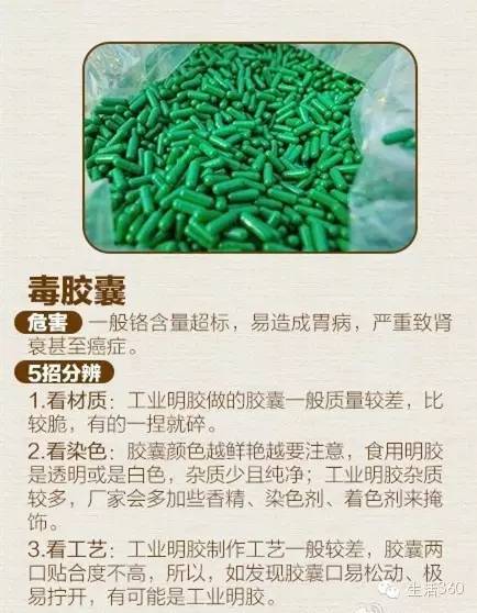 【教你分辨假劣食品】