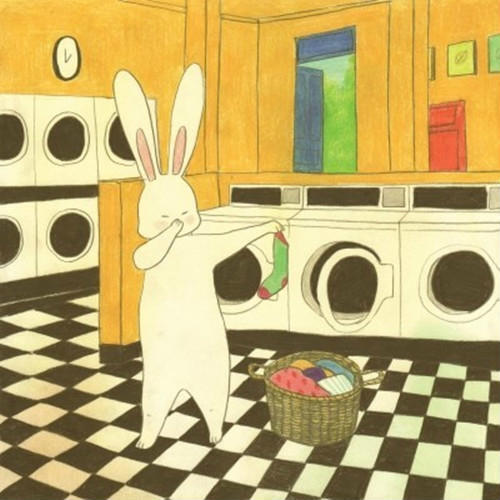 韩国插画师lapinfee笔下卖萌的兔子