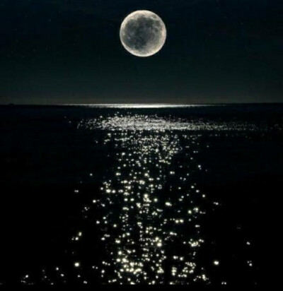 月影 海面 原创 壁纸 头像