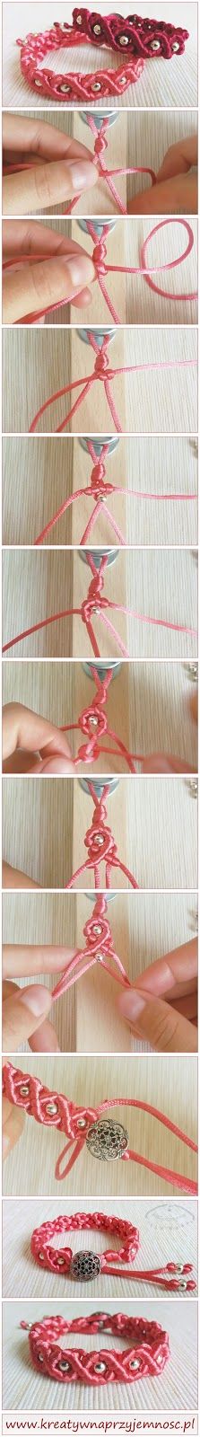 绳编珠链 教程