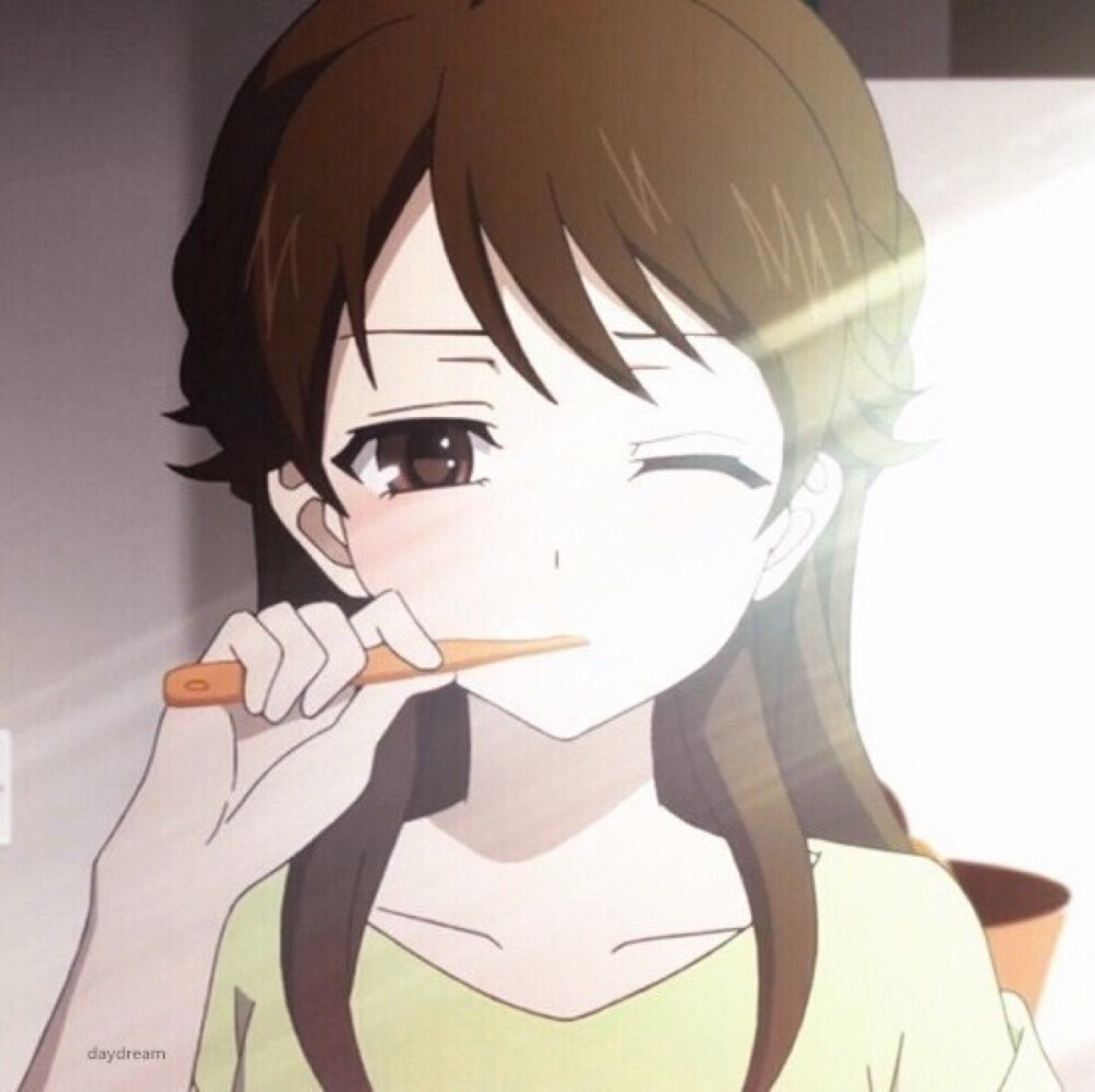 二次元漫头头像萌萌哒可爱女生长发