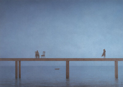 Couple on a Jetty - 1987