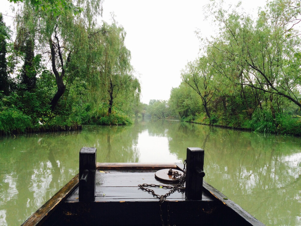 江南烟雨中