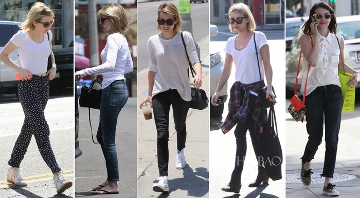 艾玛罗伯茨街拍合集 放大看