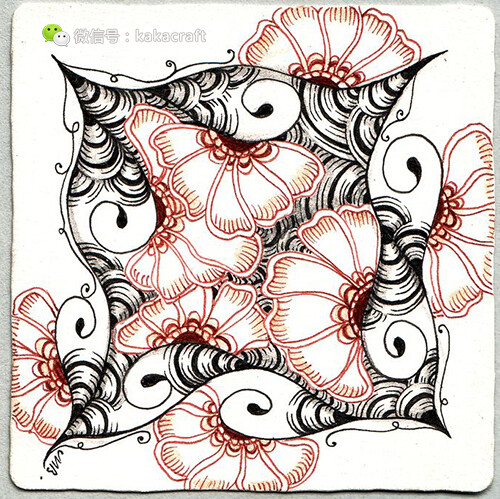 禅绕画 zentangle www.chanrao.me