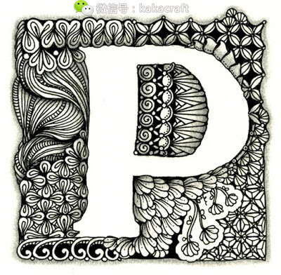 禅绕画 zentangle www.chanrao.me