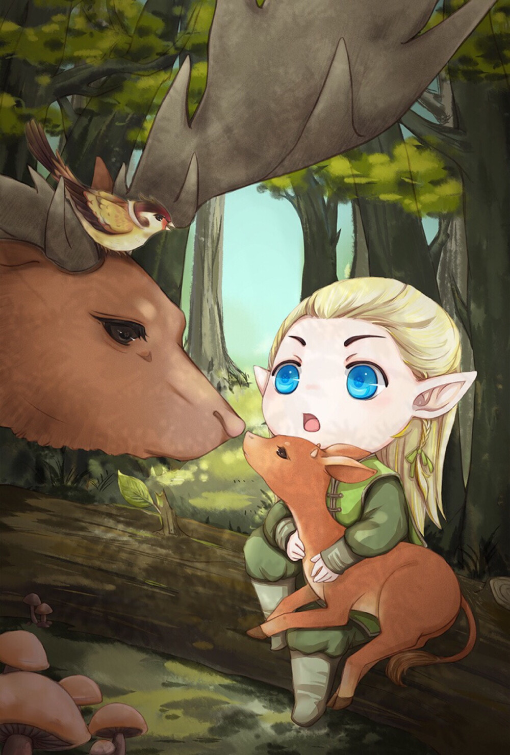 可爱的密林王子