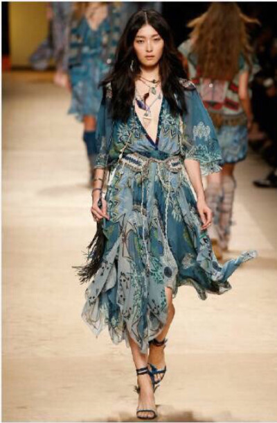 Etro Spring 2016 RTW——美美的波希米亚风