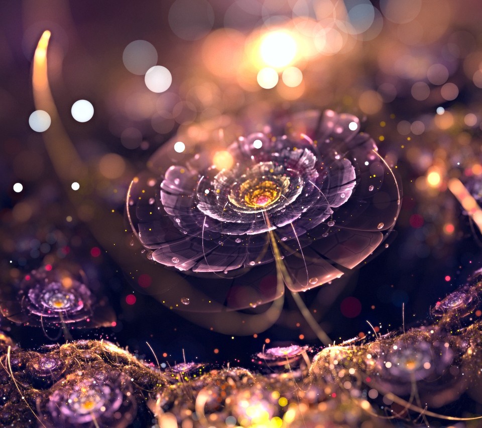 花梦幻魔幻美丽漂亮视觉遐想