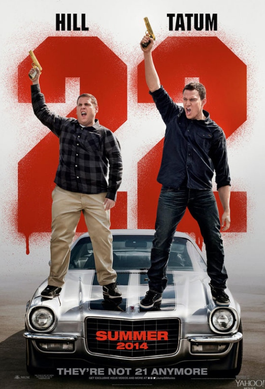 电影《 21 Jump Street 》是2012年由菲尔·罗德、克里斯·米勒共同执导的一部美国动作喜剧电影，该片由乔纳·希尔和查宁·塔图主演。主要叙述了两个年轻资浅的警察潜入高中当卧底，做青少年犯罪的调查。