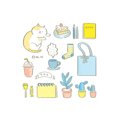 猫日记~来自插画师싕싕系列作品