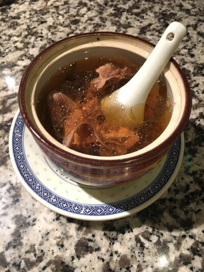 南京大排档 茶树菇煲乳鸽