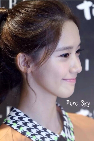 简单马尾 林允儿