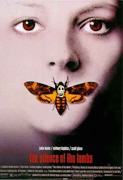 《The Silence of the Lambs（沉默的羔羊）》【制片地区 美国 - 导演 乔纳森·戴米 - 编剧 Thomas Harris 、 Ted Tally - 主演 茱迪·福斯特、安东尼·霍普金斯 - 片长 118分钟 - 上映时间 1991年2月14日】