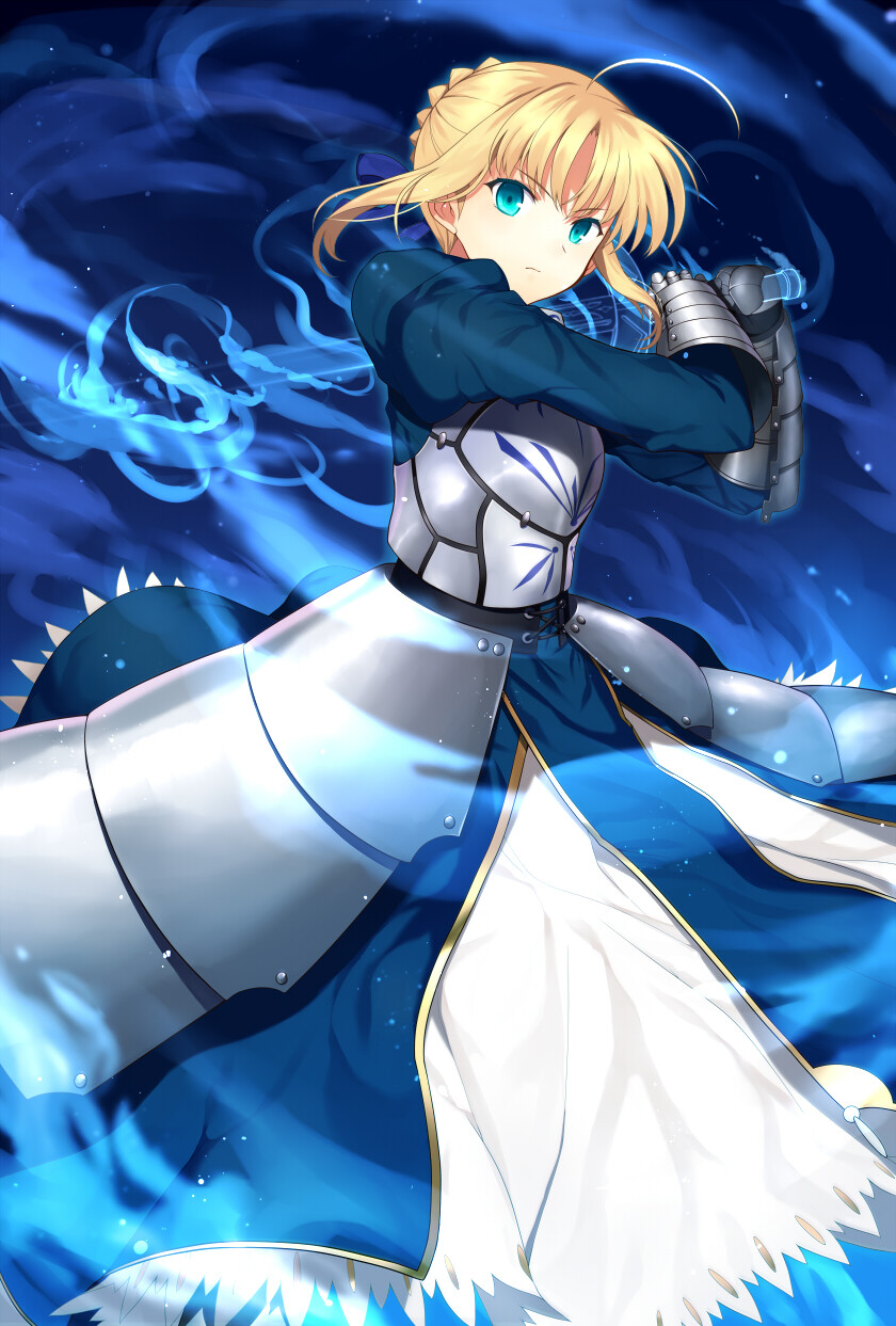 fate 阿尔托莉雅 绘师:あぶそる 本作品pixiv id=52857127