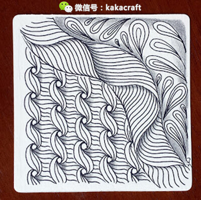 禅绕画 zentangle www.chanrao.me