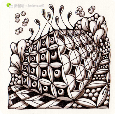 禅绕画 zentangle www.chanrao.me