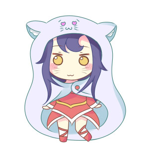 干物妹小埋版lol九尾狐~萌，可爱，二次元，女，头像，非原