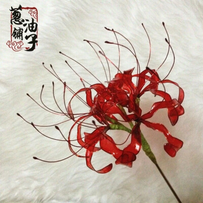 珍珠发簪 盘发 古装 汉服 中国文化 彼岸花