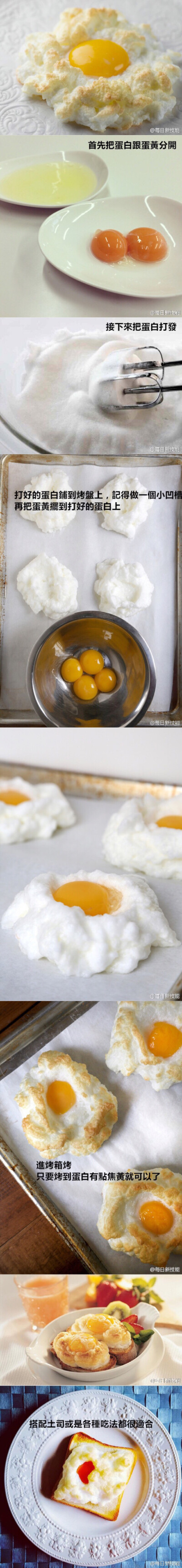 鸡蛋还可以烤着吃。这样吃挺独特的～