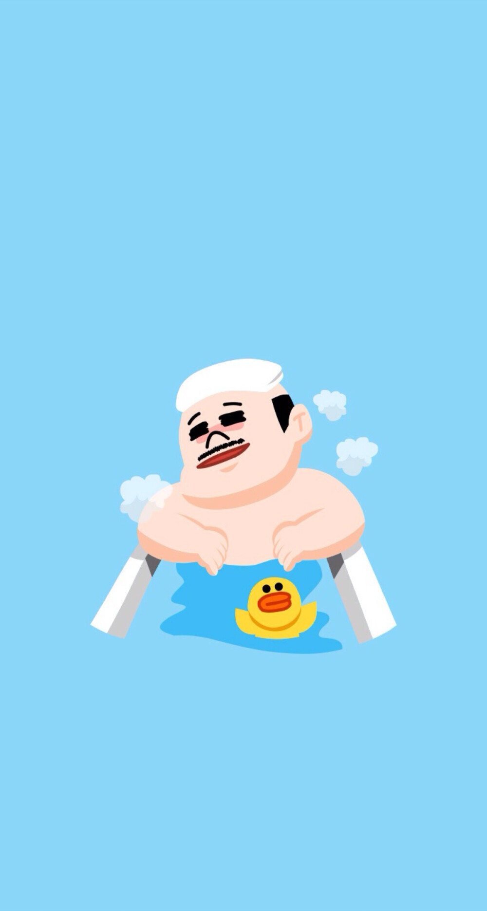 Bathing Boss LINE Friends 高清壁纸首发