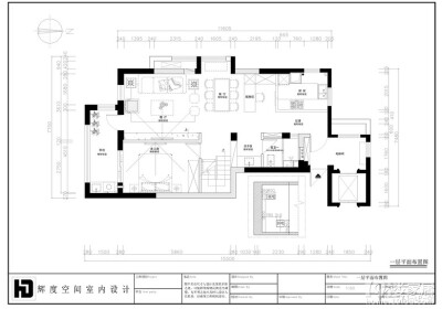 【{泊林印象跃层新中式，传统中式和现代简约的完美融合}】面积:180 设计:辉度空间 夏伟