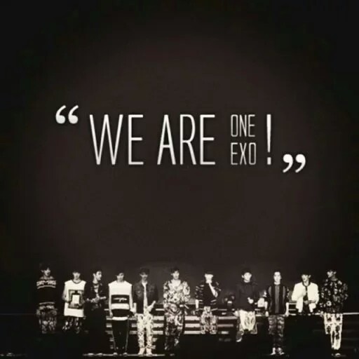 EXO不落的王朝，We are one!!!