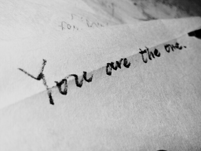 youaretheone渣手写英文情书by果砸