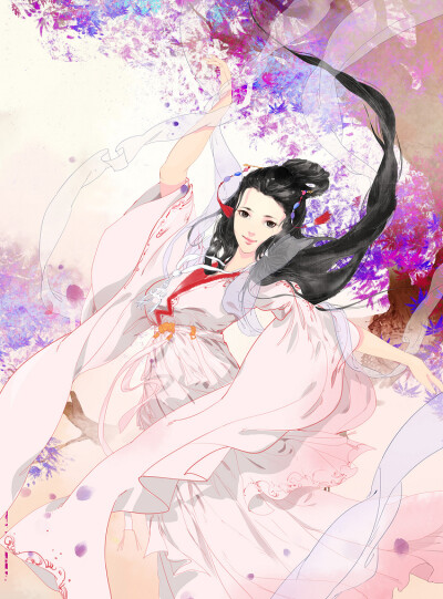 〔 古风美人 〕 作者' 盆栽的栀子花 °