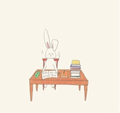 手绘；萌萌哒；二次元；动漫；头像；兔子；兔叽；兔纸～