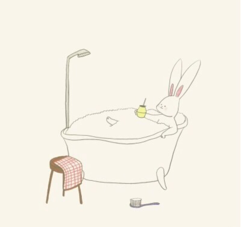 手绘；萌萌哒；二次元；动漫；头像；兔子；兔叽；兔纸～
