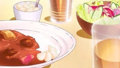 #二次元# #食物自截# #发光的食物都是好吃的# #深夜食堂#