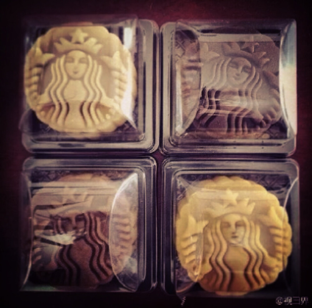 Starbucks moon cakes 图cr