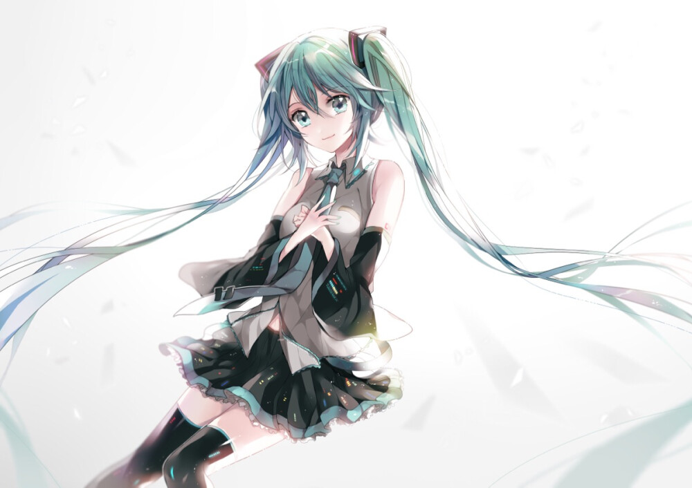 #侵删致歉# P站id=52331144 初音未来 Miku 公式服 V家