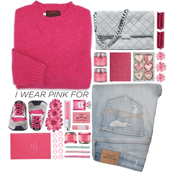 3 Outubro 2015 #IWearPinkFor #DiseaseAwareness #BeOriginal @polyvore-editorial @polyvore