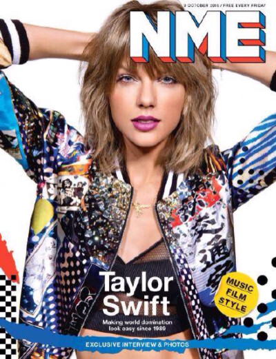 化身交警！Taylor Swift登上《NME》杂志最新一期封面及内页完整曝光！