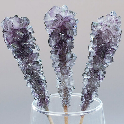 紫色冰晶棒棒糖 自然结晶的冰糖!◕~◕就想和你甜腻腻♪