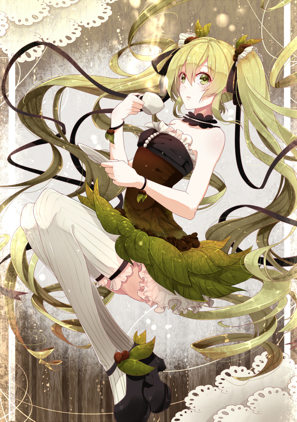 【侵删】『在桜花季漫步』「pixiv」 画师:jinko_神子 画师id=3693527