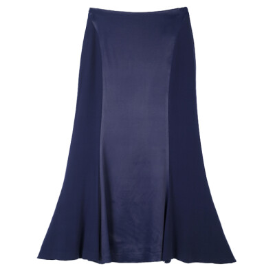 NEW IN！秋季 气质感深蓝色鱼尾半裙 中裙 独特拼接设计
