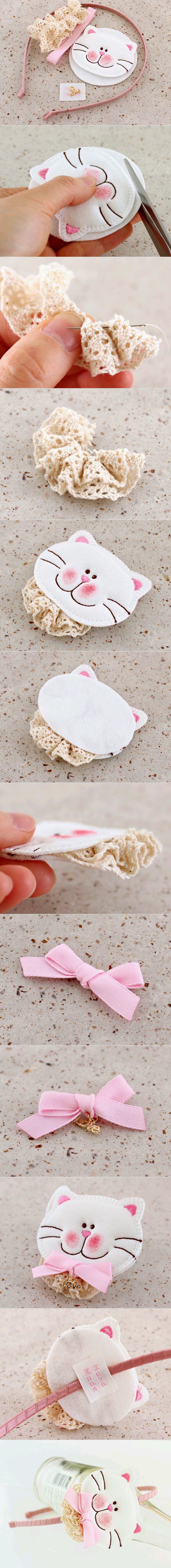 给小宝贝做一个美丽的发箍吧