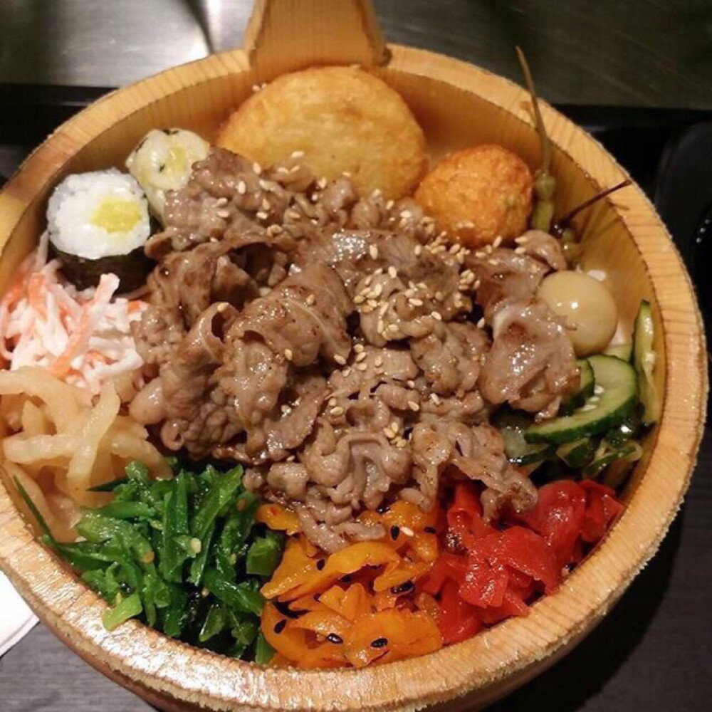 韩国美食 Kokoro Bento桶饭