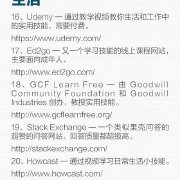 【推荐！你应该知道的全球50大在线学习网站】羡慕大神们编程、设计样样精通？想入门学习而找不到教程资源？要提高综合素质，你必须常常给自己“充电”！全球50个非常实用的在线学习网站，涉及摄影、顶尖大学课程、语…