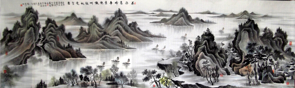 中国当代名家瞿学鸿教授国画作品欣赏