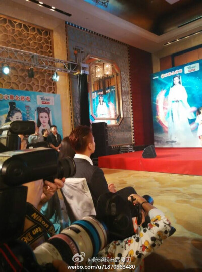 2014活动神雕侠侣开播发布会 陈晓饰演杨过 cr.陈晓粉丝后援团