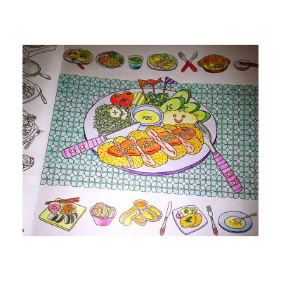 美味食光 coloring and the food 。秘密花园。