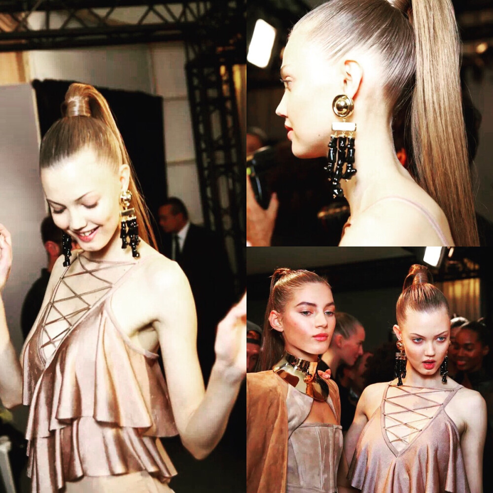 Balmain hairstyle