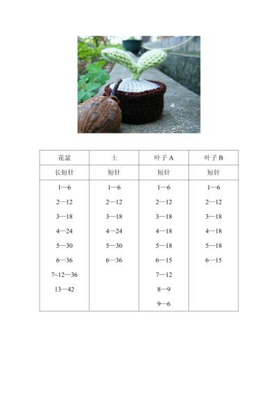 钩针小绿植