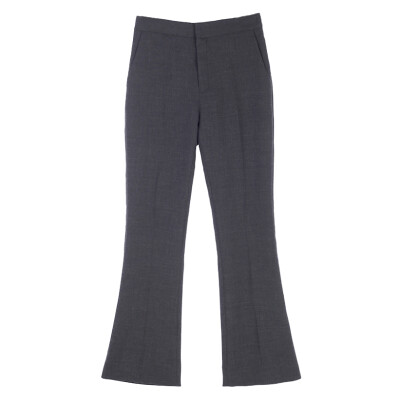 NEW ARRIVAL 高级深灰色 微喇西裤 极简线条感 秋冬必入色系