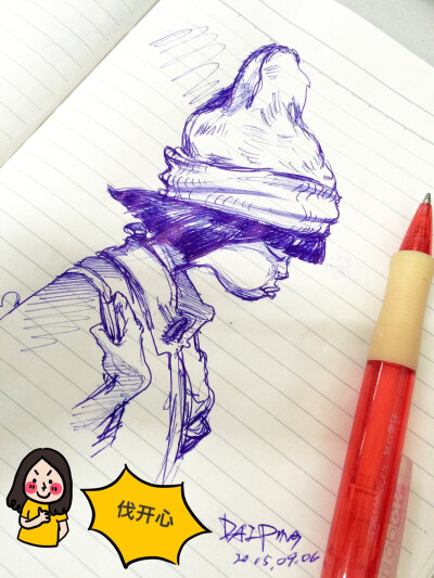 怎恩就圆珠笔画起来如此顺滑