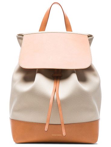 MANSUR GAVRIEL Canvas backpack found on Nudevotion